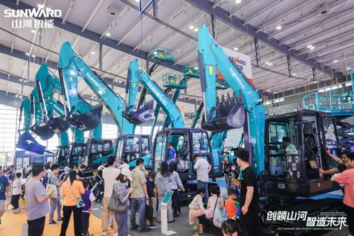 山河智能閃耀2023長沙國際工程機械展，智能化電動化產品引領行業新潮